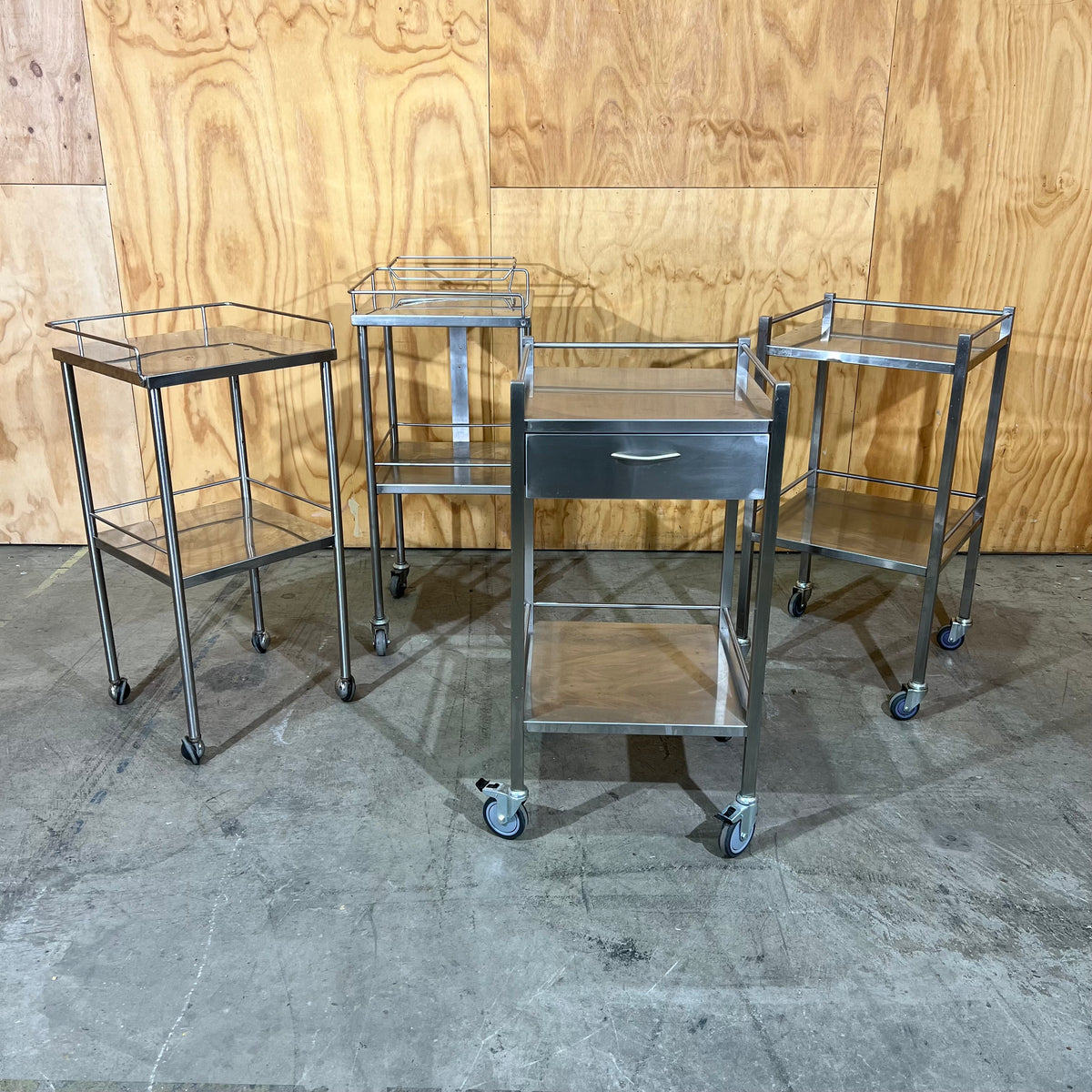 Stainless Steel Medical Instrument Trolley