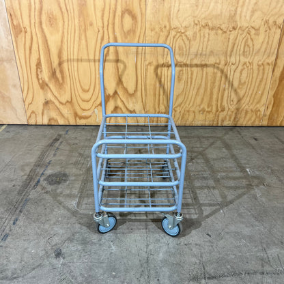 Grey Metal Three-Tier Utility Trolley
