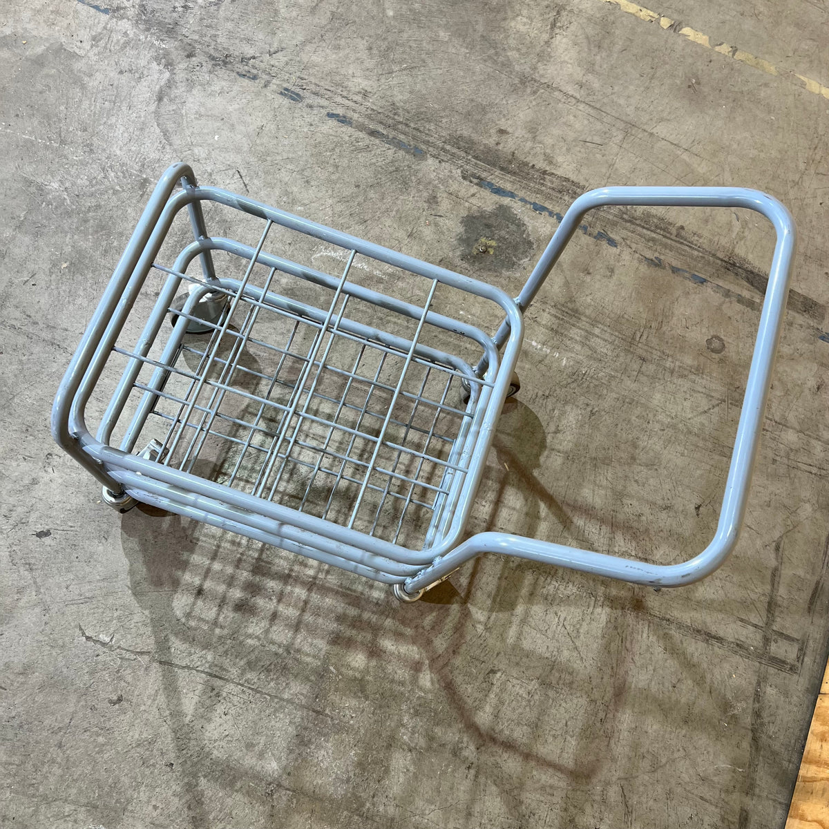 Grey Metal Three-Tier Utility Trolley