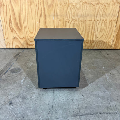 Charcoal Pedestal with Chrome Handles (Two Sizes)