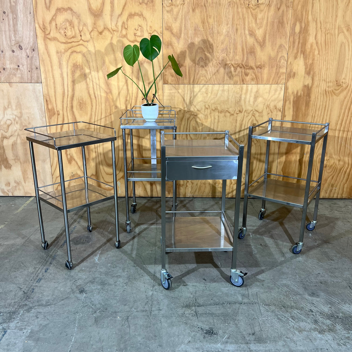 Stainless Steel Medical Instrument Trolley