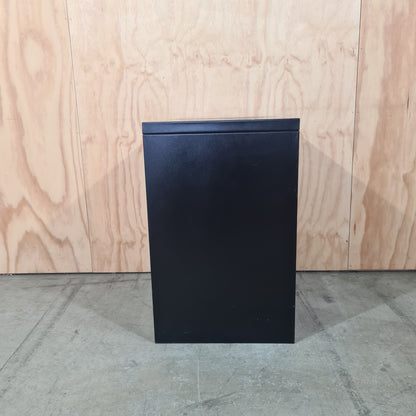 Black Hi-Design 2 Drawer Filing Cabinet