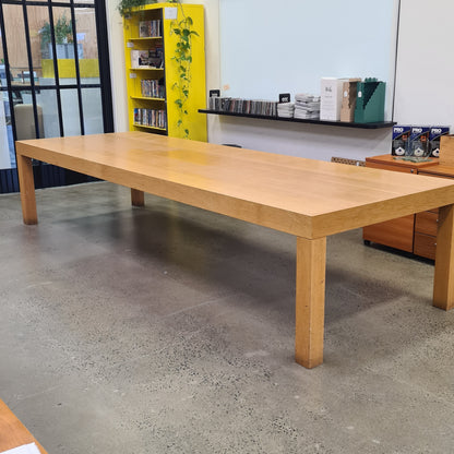 Large Solid Timber Boardroom/Display Table