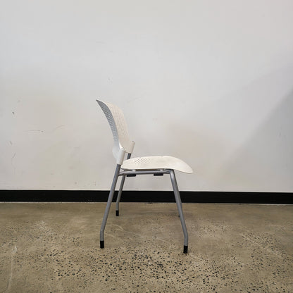 Herman Miller Caper Stacking Chair in White