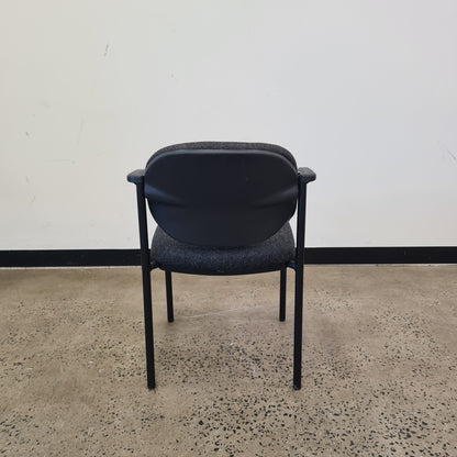 Visitor Chair with Curved Backrest