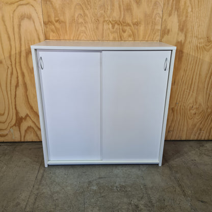 Large White Credenza Cabinet