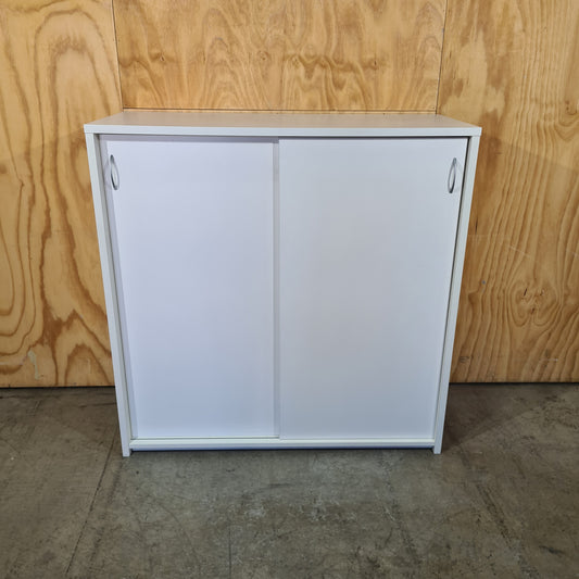 Large White Credenza Cabinet