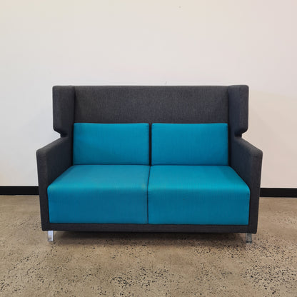StyleCraft ESO Home 1 , 2 Seater Lounge in Teal and Charcoal Grey
