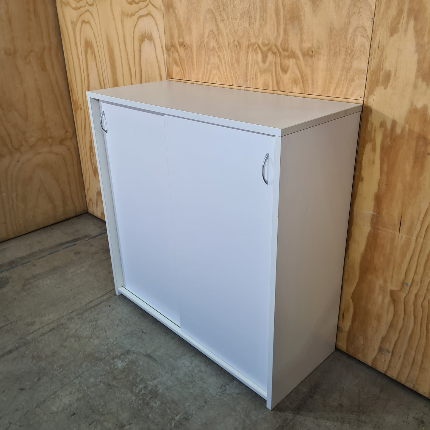 Large White Credenza Cabinet
