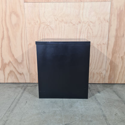 Black Hi-Design 2 Drawer Filing Cabinet