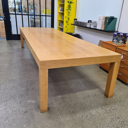 Large Solid Timber Boardroom/Display Table