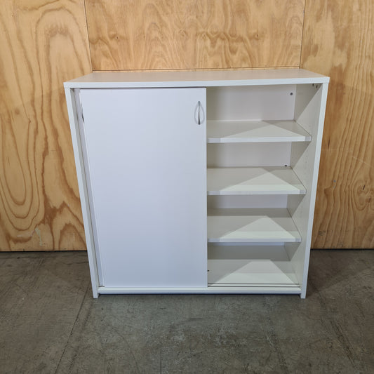 Large White Credenza Cabinet