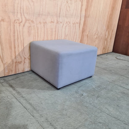 Square Ottoman in Grey