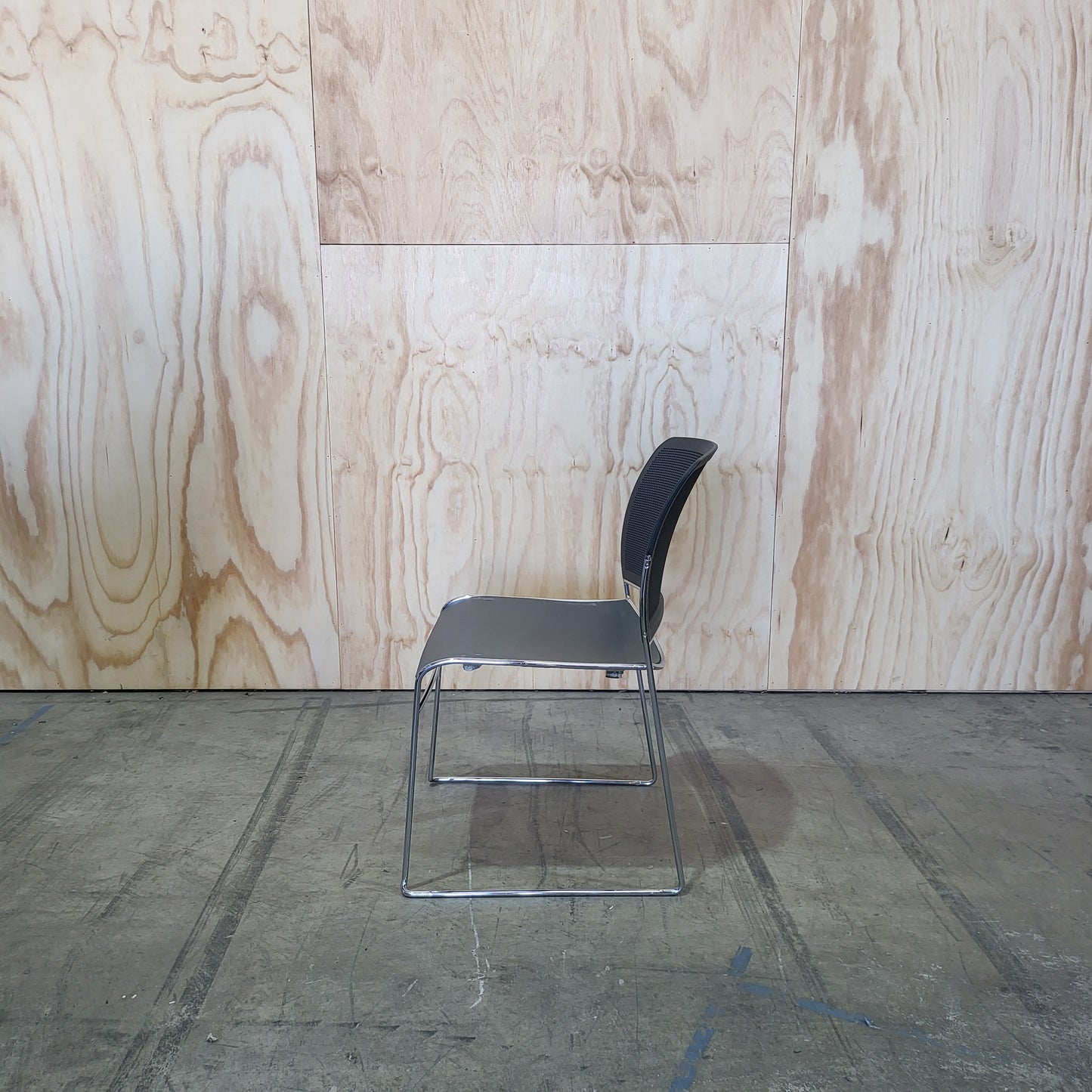 Starr 12 Stackable Chair by Boss Design in Black