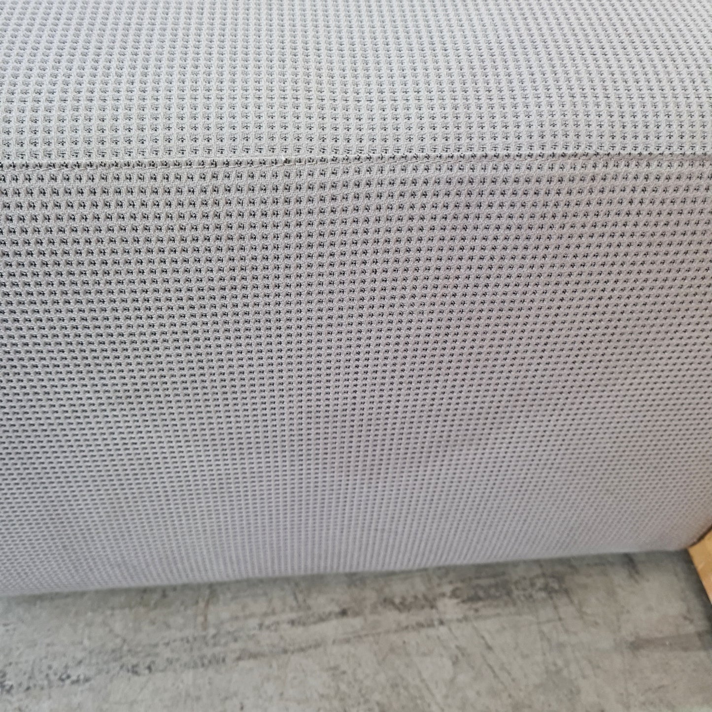 Square Ottoman in Grey