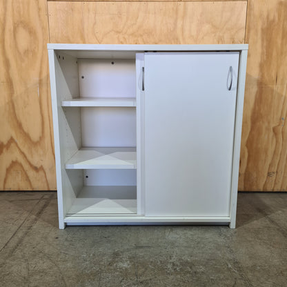 Medium White Credenza Cabinet