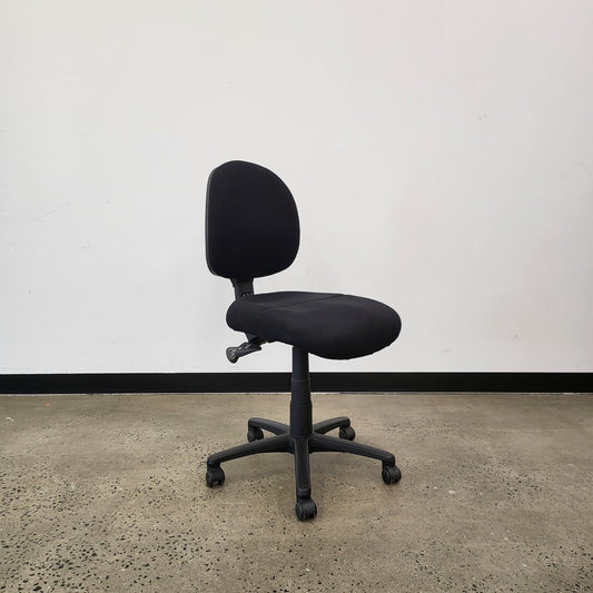 Gregory Task Chair in Black with Castor Wheels
