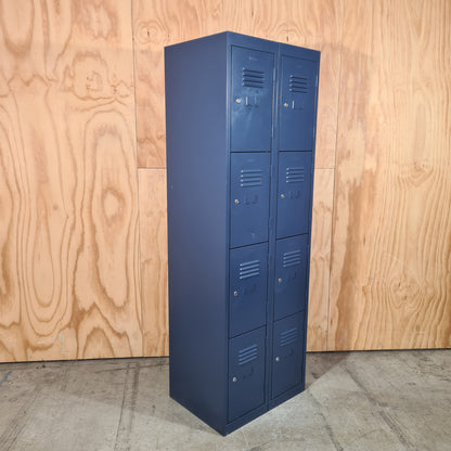 Statewide 8 door locker unit in navy