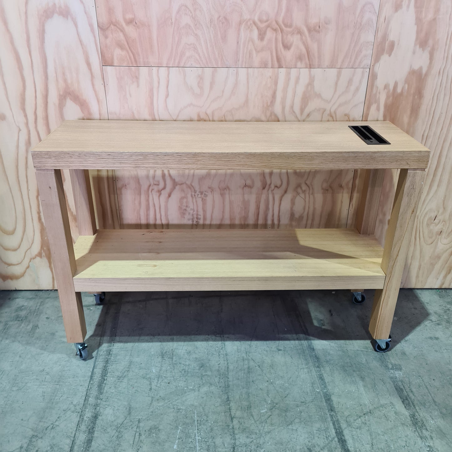 High Timber Table on Castors