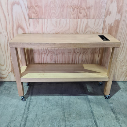 High Timber Table on Castors
