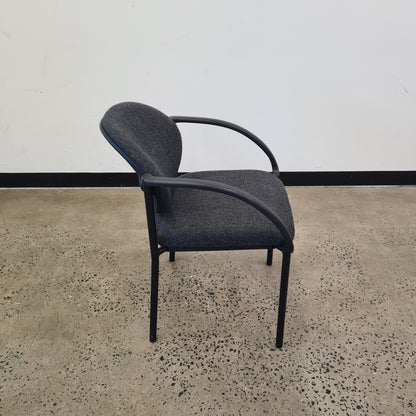 Visitor Chair with Curved Backrest