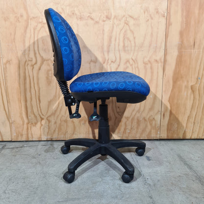 Style Blue Pattern Task Chair