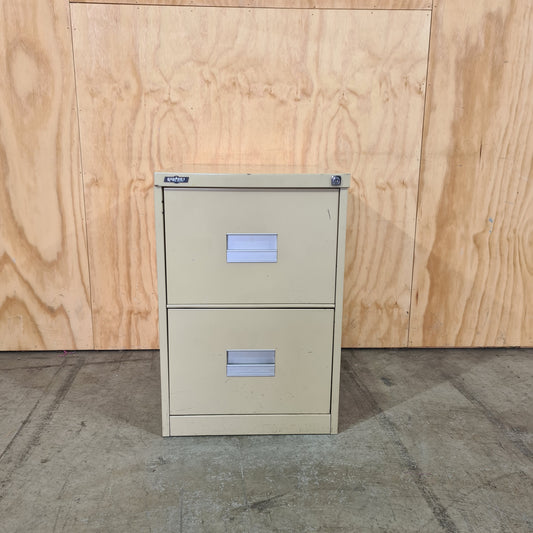 Godfrey 2 Drawer Filing Cabinet in Beige