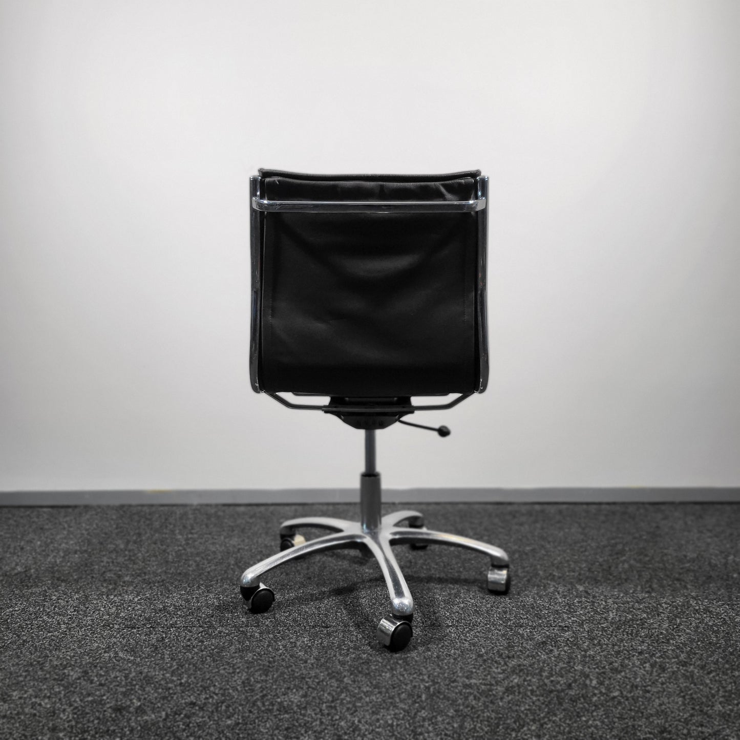 Dark Brown Leather Boardroom Conference Chair, Eames replica