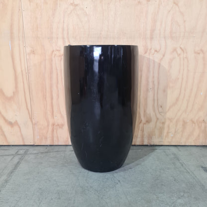 Gloss Black Tapered Planter