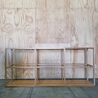 BULK BUY: Timber Oak Frame / Shelving - Large