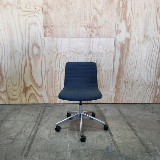Arper Catifa 53 5 Way Castor, Steel Blue