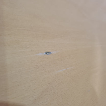 Round Timber Veneer Meeting Table