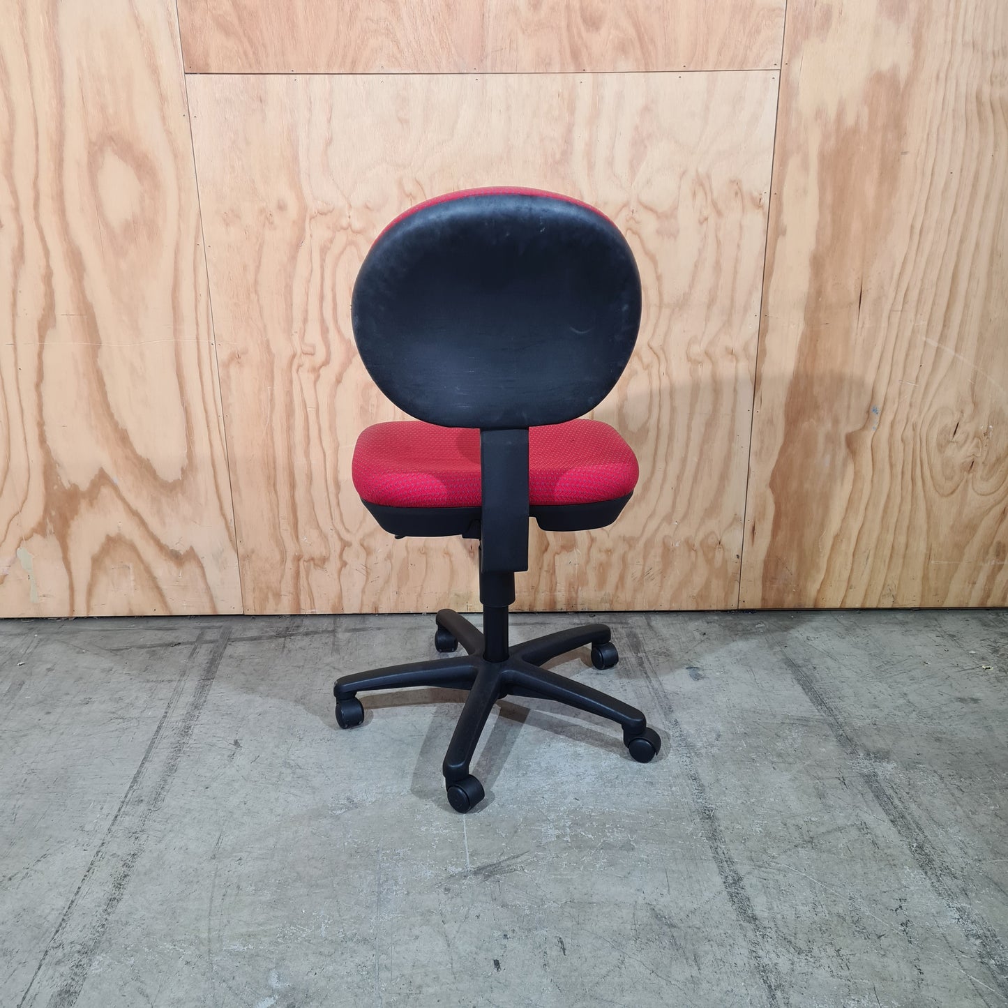 Red office chair