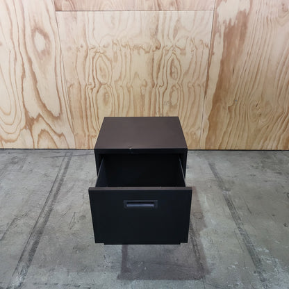 Black 2 Drawer Filing Cabinet
