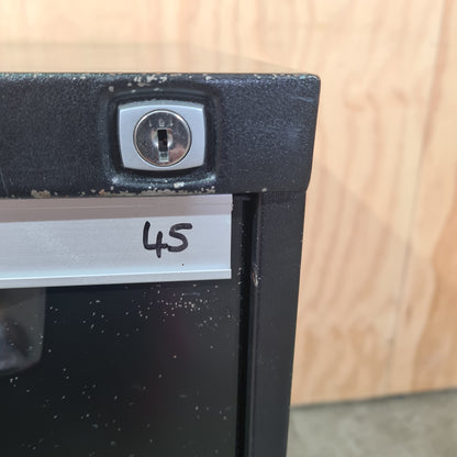 Black Hi-Design 2 Drawer Filing Cabinet