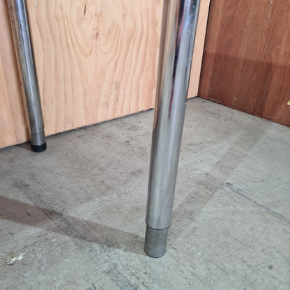 Red IKEA "Linnmon" Table