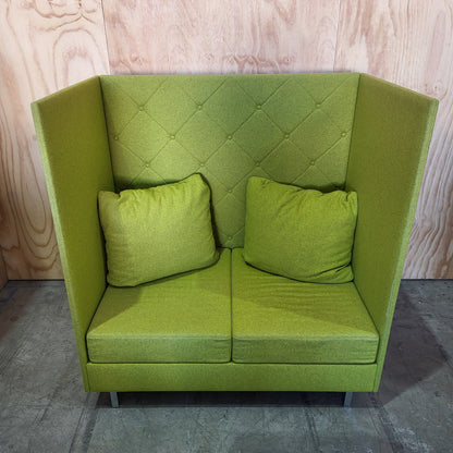 Dauphin Atelier 2.5 Seater Highback couch in Green