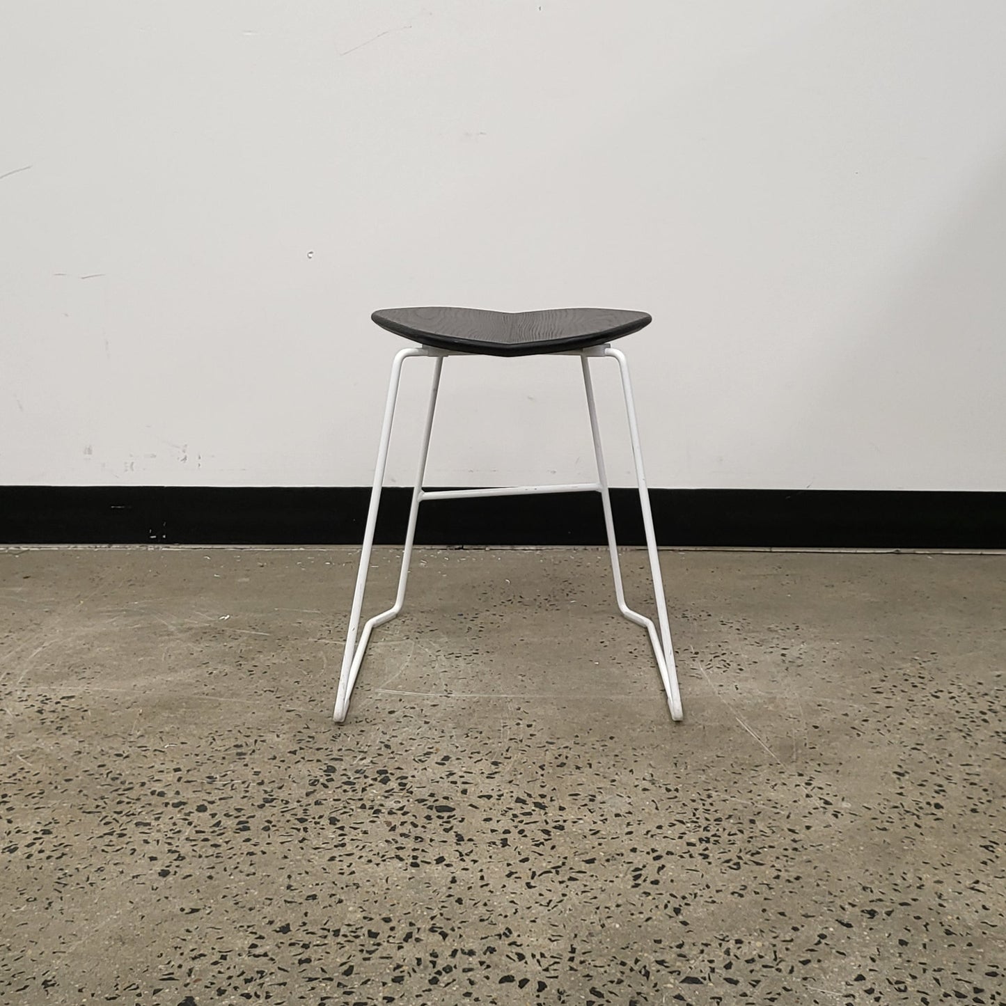 Ross Gardam Duet Stool in Black and White