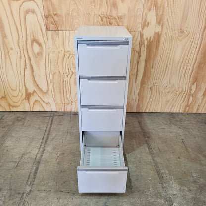 Steelco 4 Drawer Filing Cabinet in Light Grey