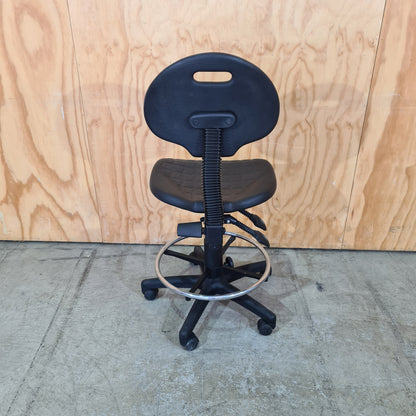 Industrial Polyurethane Drafting Stool