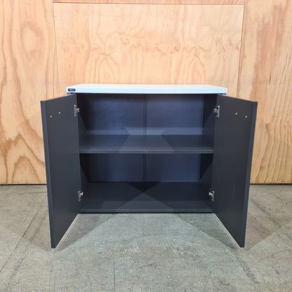 Malvern Willows Charcoal 2 Door Cabinet