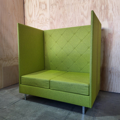 Dauphin Atelier 2.5 Seater Highback couch in Green
