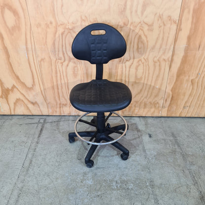 Industrial Polyurethane Drafting Stool