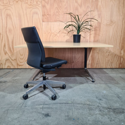 Timber Veneer Meeting Table by Thinking Works