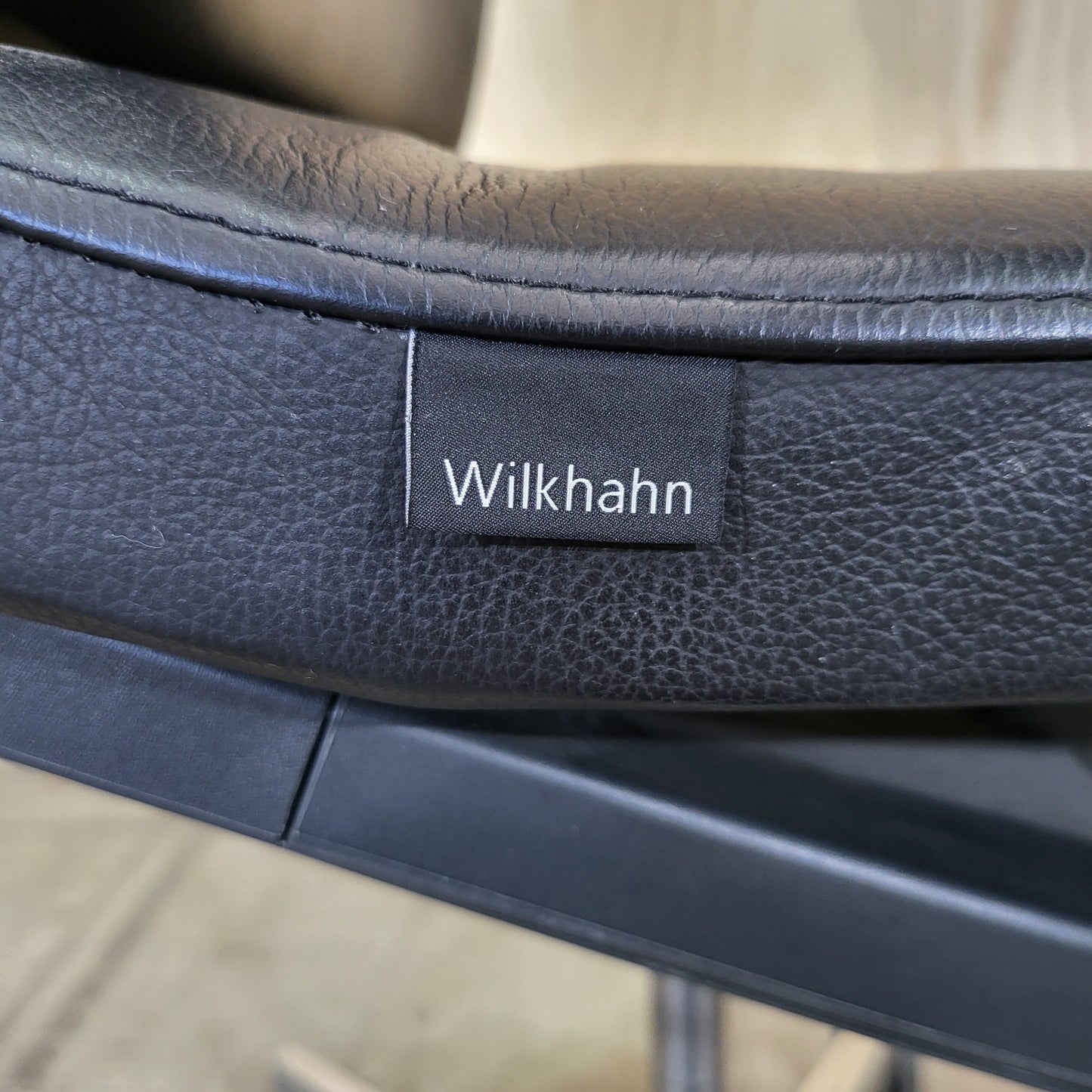 Wilkhahn Neos 181/6 Black Leather Task Chair