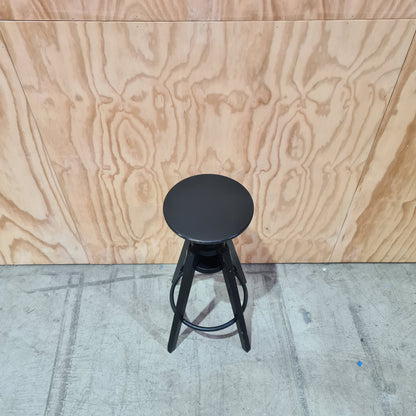 IKEA 'DALFRED' Black Barstool