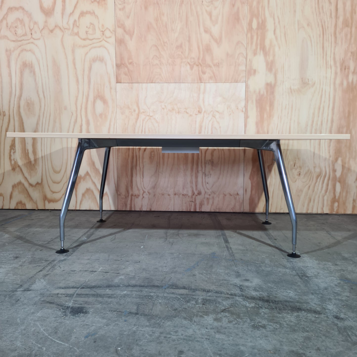 Office Desk in Timber with Powerboard