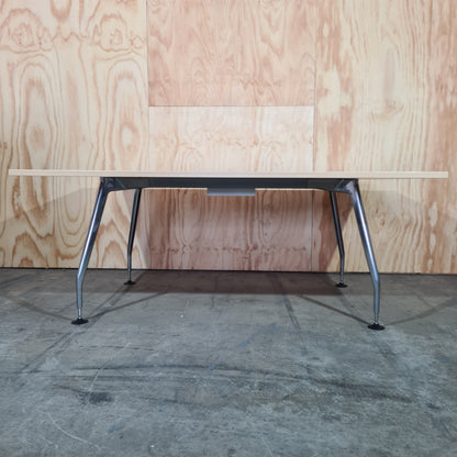 Office Desk in Timber with Powerboard