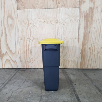 Multi sort 60L Bin Grey Base & Lid (Yellow & Red)