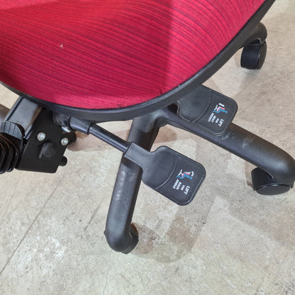Red Task Chair with Arms